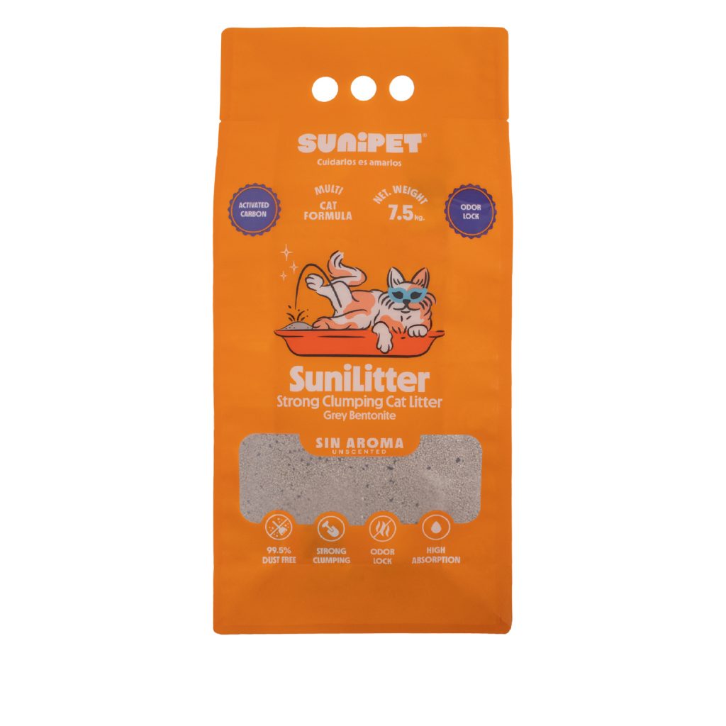 SuniLitter Arena Sanitaria con Carbón Sin Aroma