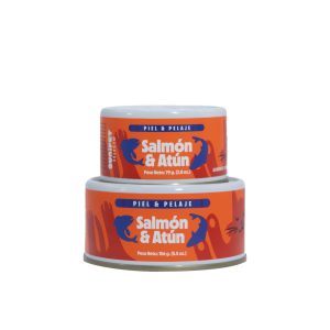 SuniSelecto comida húmeda para gatos Piel y Pelaje Salmón y Atún
