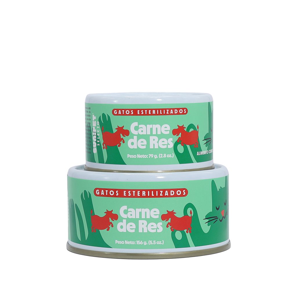 SuniSelecto comida para gatos esterilizados sabor Carne